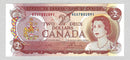 1974 $2 Bank of Canada Note Crow-Bouey Prefix AGU7802091 BC-47b CH/UNC