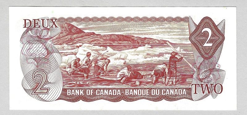 1974 $2 Bank of Canada Note Crow-Bouey Prefix ARC1934108 BC-47b CH/UNC