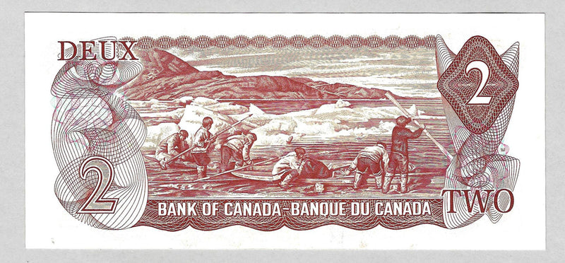 1974 $2 Bank of Canada Note Crow-Bouey Prefix ARC1934128 BC-47b CH/UNC