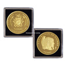1970 Guinea Queen Chephern 5000 Francs .900% Proof Gold Coin