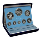 1979 Belize Sterling Silver Proof Set Of 8 Coins