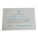 1979 Belize Sterling Silver Proof Set Of 8 Coins