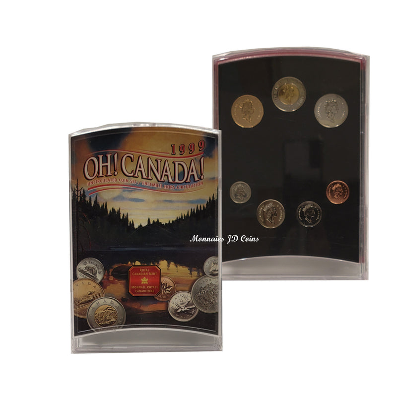 1999 Oh! Canada! Uncirculated Coin Set RCM Original