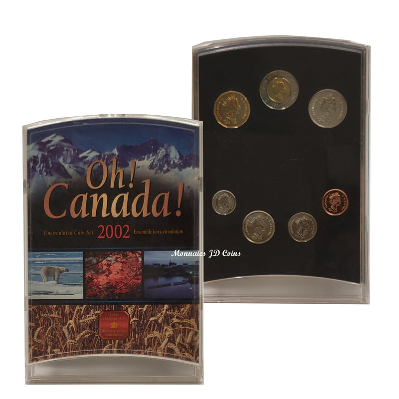 2002 Oh! Canada! Uncirculated Coins Set