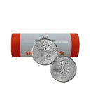 2007 Alpine Skiing Canada 25 Cent Original Roll 40 pcs