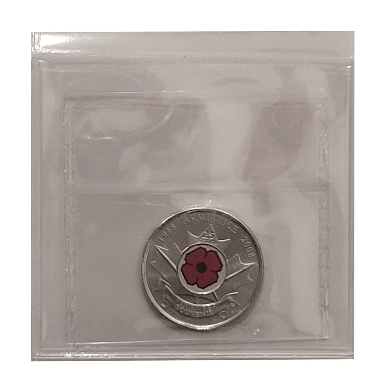 2008 Poppy 25 Cent Canada Certifield ICCS MS-65