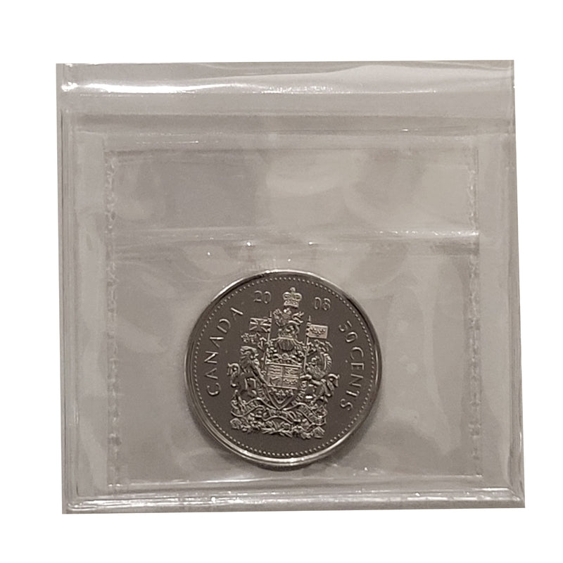 2008 Numismatic BU 50 Cent Canada Certifield ICCS MS-66