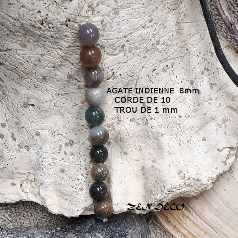 INDIAN AGATE 8mm
