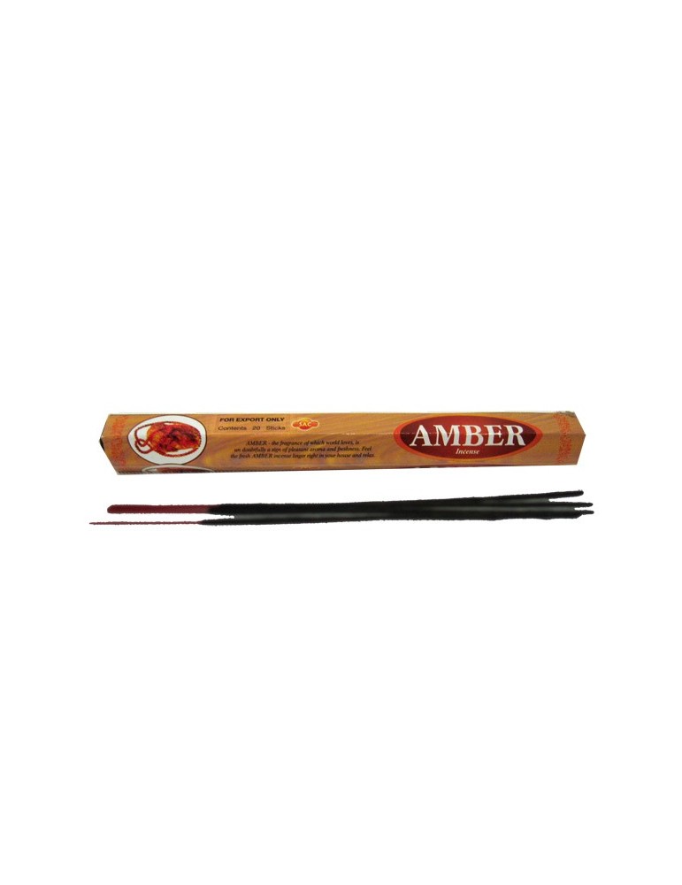 Amber - SAC 20 Incense Sticks