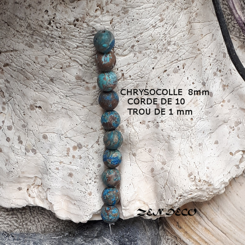 CHRYSOCOLLE 8mm