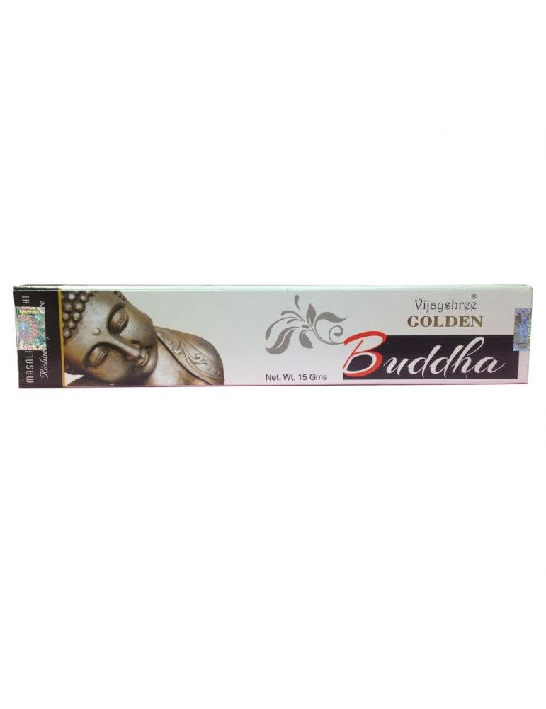 Golden Nag Buddha - Vijayshree 15 gms Incense Sticks