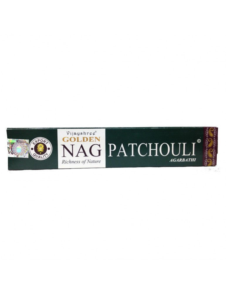 Golden Nag Patchouli - Vijayshree 15 gms Incense Sticks