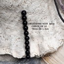 BLACK OBSIDIAN 8mm