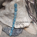 AQUAMARINE PASTILLE 18X13X6mm