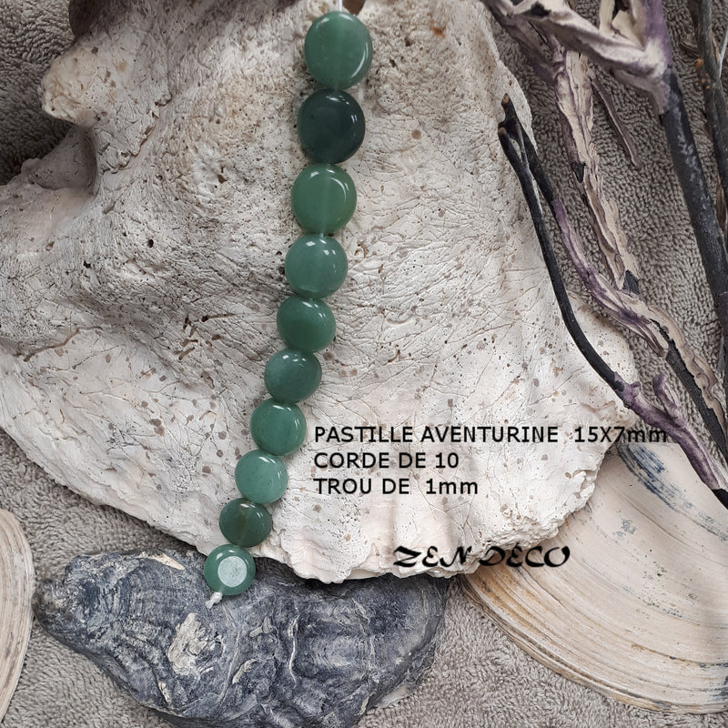 AVENTURINE PASTILLE 15X7mm